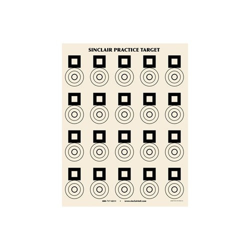 BRENCHREST PRACTICE TARGETS 25 PACK