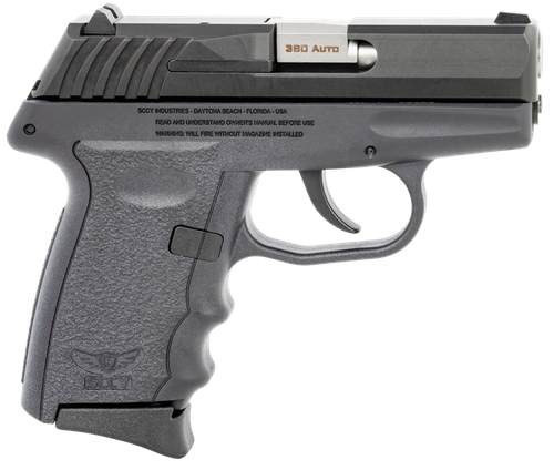 SCCY CPX-3 .380 ACP Pistol 2.96" Barrel 10+1 Rounds Black