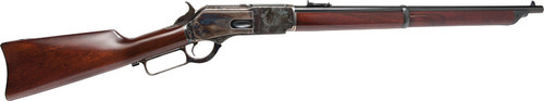 Cimarron 1876 Crossfire Centennial Carbine Bolt Action Rifle 45-60 22" Barrel Blue Finish Walnut Stock