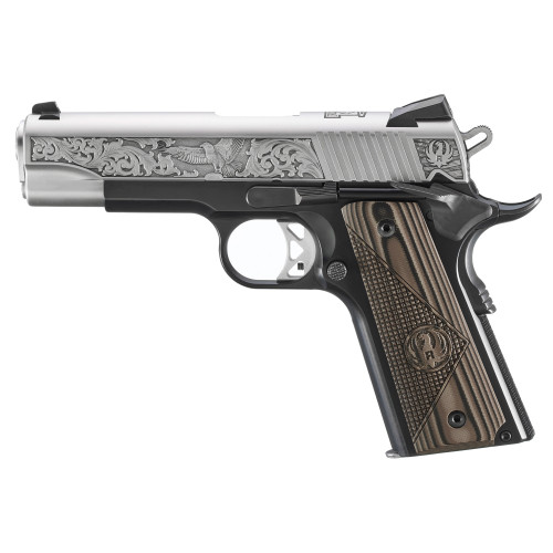 Ruger SR1911 200 Ruger Rd. Edition .45 ACP Pistol 4.25" Barrel 7+1 Rounds Brown/Black Grips