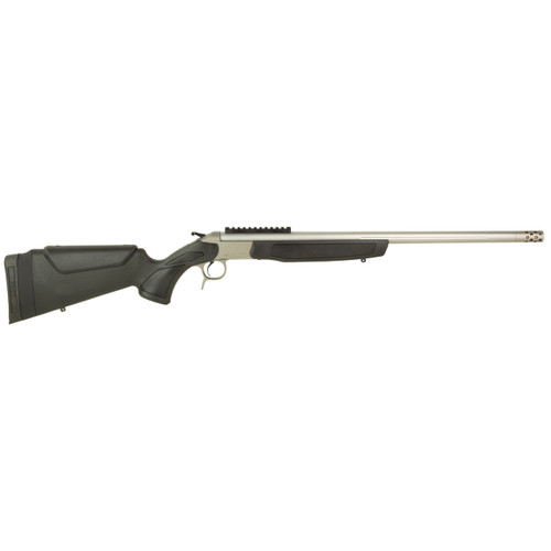 CVA Scout TD Single Shot Rifle 450 Bushmaster 22" Threaded Stainless Barrel Black Stock