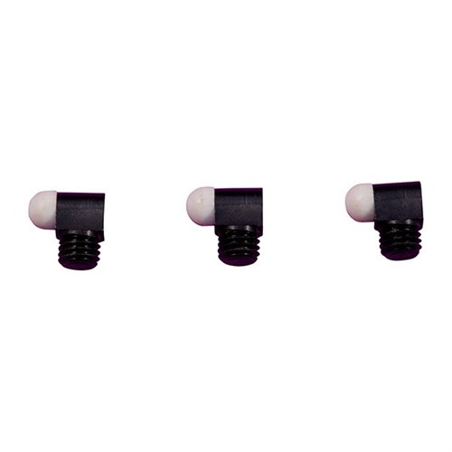 STD BEAD, 5/32'' 8-40 TPI, 1/8'' SHANK, WHITE, 3-PAK