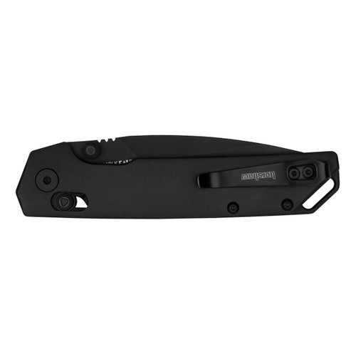 Kershaw Iridium Folding Knife 3.4" Spear Point Blade Black