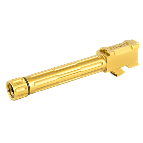 Lantac Usa Barrel Glock 19 Gen 3 & 4 9mm Luger Bronze Fluted 1/2x28 Thread