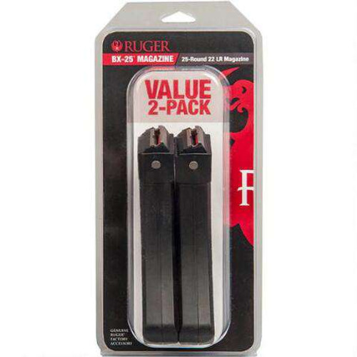 Ruger Magazine Ruger 10/22 .22LR 25-Round 2-Pack Black