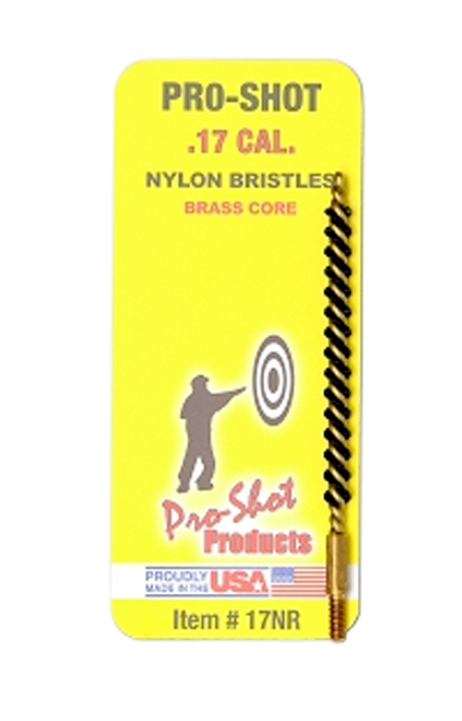 Pro-Shot Rifle Bore Brush .17 Caliber 5/40 Thread Nylon