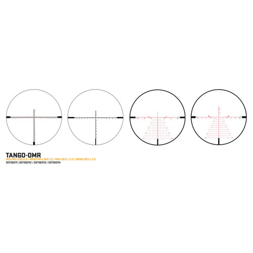 Sig Sauer Tango DMR Rifle Scope 3-18x44mm Illuminated FFP MOA Reticle