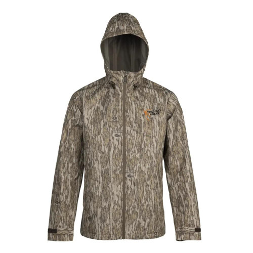 Browning Men's Rain Shell Jacket Mossy Oak Bottomland XL