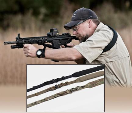 Viking Tactics Padded 2 Point Rifle Sling Nylon Black