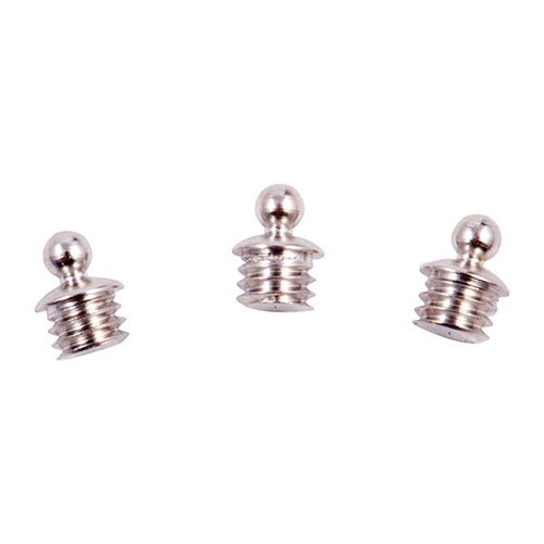 BRASS SKIRTED BEAD, 1/16'' 3-56 TPI, DULL SILVER, 3-PAK