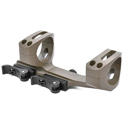 Warne 1-Piece QD X-SKEL Cantilever Picatinny Scope Mount 1" Rings Dark Earth