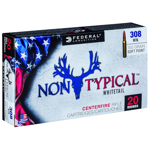 Federal 308 Winchester Ammo 150 Grain Soft Point Box of 20