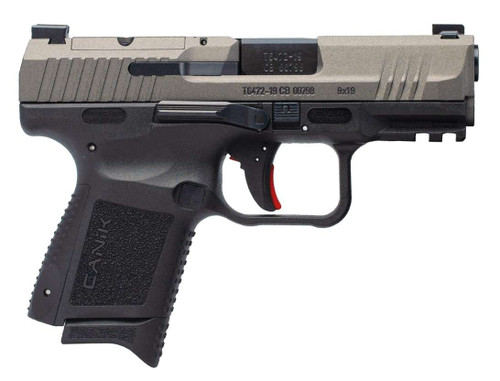 Century Arms Canik TP9 Elite SC 9mm Luger Pistol 3.5" Barrel 12/15 Rounds Tungsten Slide Black Frame