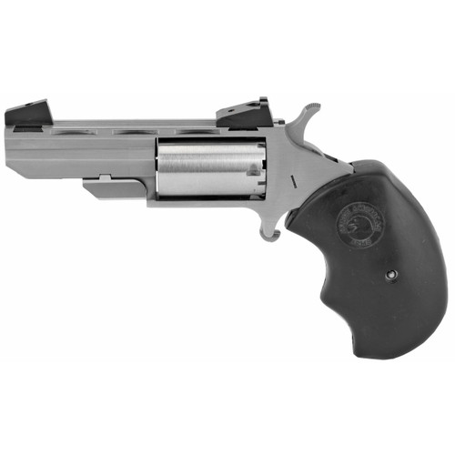 North American Arms Black Widow .22LR/.22WMR Revolver 2" Barrel 5-Round Stainless Steel