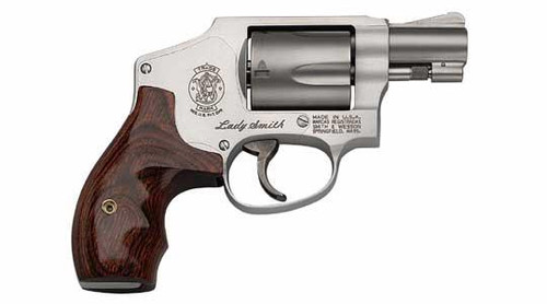 Smith & Wesson J-Frame Model 642 LS Ladysmith Handgun .38 Spl 5rd 1.88" Barrel Silver Wood Grip