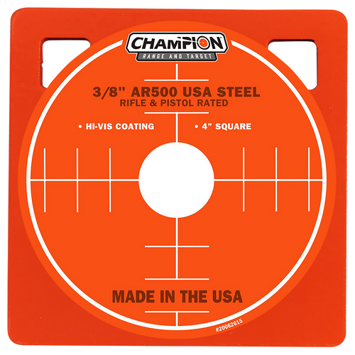 Champion AR500 Steel Target Square 4 Inch