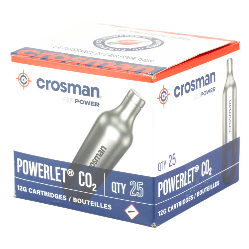 Crosman Powerlet CO2 Cartridge 12-Gram 25-Pack Crosman Powerlet CO2 Cartridge 12-Gram 25-Pack