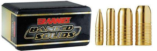 Barnes Banded Solid 416 Caliber (.416 Diameter) Bullets 400 Grain Round Nose Box of 50