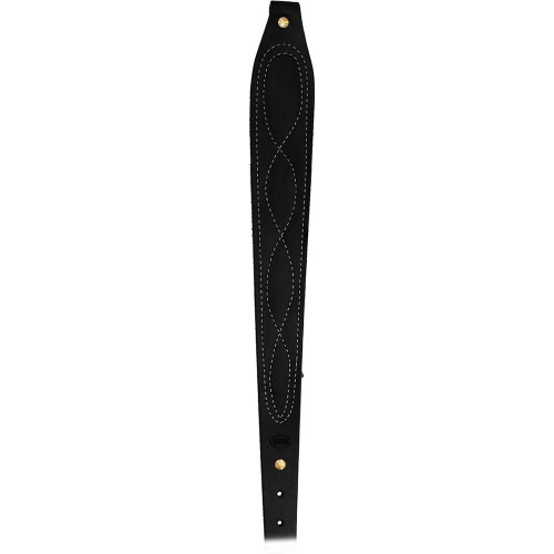 Hunter Cobra Rifle Sling Suede-Lined Leather Black