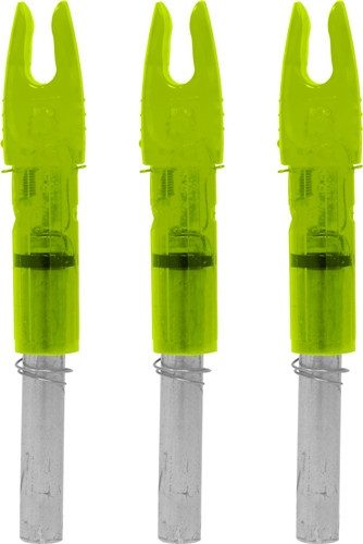 Lumenok Lighted Arrow Nock Green 3PK (Fits .245" ID Arrows)