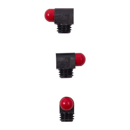 STD BEAD, 1/8'' 6-48 TPI, 5/64'' SHANK, RED, 3-PAK