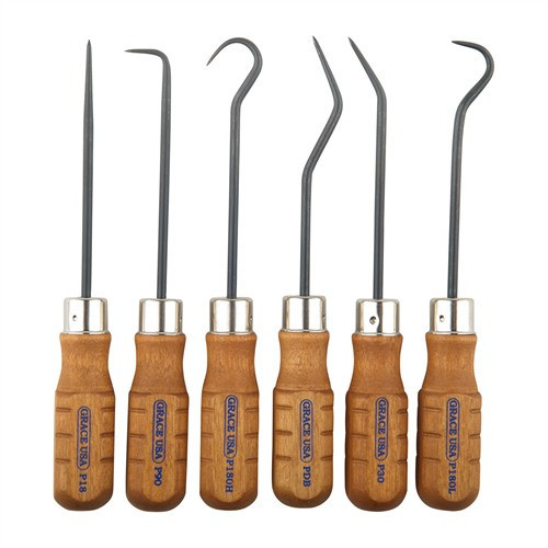 Grace USA 6-Piece Hook & Pick Set