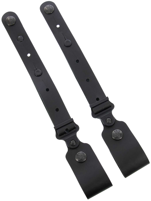 Galco Miami Classic 2.0 Shoulder Holster Tie-Down Set Black Leather Ambidextrous