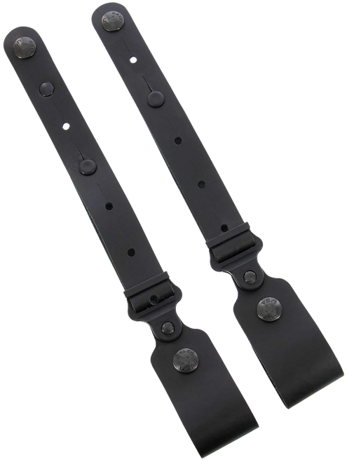 Galco Miami Classic 2.0 Shoulder Holster Tie-Down Set Black Leather Ambidextrous