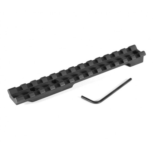 EGW 1-Piece Picatinny Scope Base Remington 700 Short Action 0 MOA Matte Black