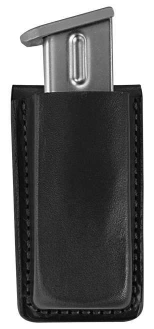 Bianchi Model 20A Open Top Magazine Pouch Single Black Leather