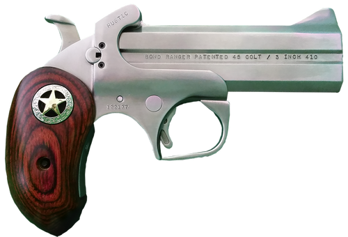 Bond Arms Rustic Ranger 45LC/.410 Pistol 4.25" Barrel Rosewood Grip