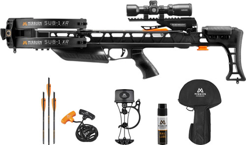 PACKAGE 410FPS BLACKMISSION CROSSBOW SUB-1 XR