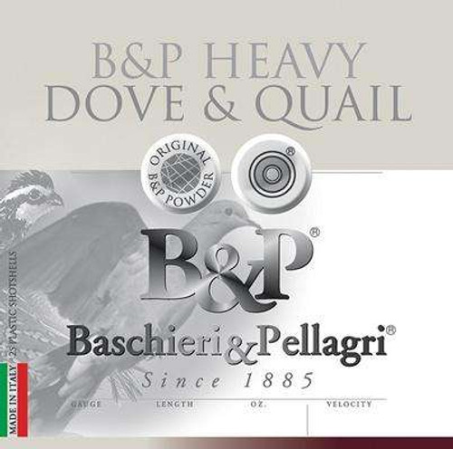 B&P Ammunition Heavy Dove & Quail 12 Gauge Ammo 2-3/4" 1 1/8 oz #9 Shot Case of 250 (10 Boxes of 25)