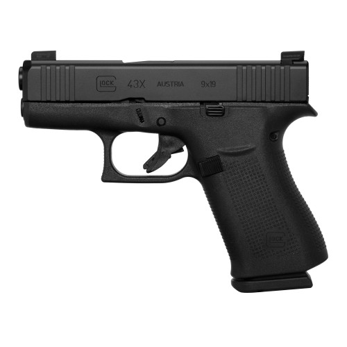 Glock 43X 9mm Luger Pistol 3.4" Barrel 10+1 Round Black - Image 1