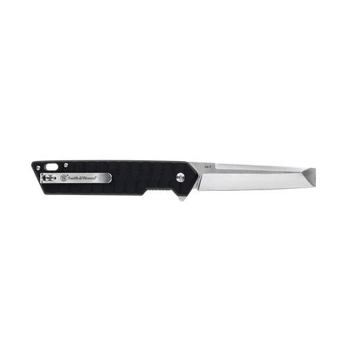 Smith & Wesson 24/7 Folding Cleaver Knife 3-1/4 Inch Blade Black
