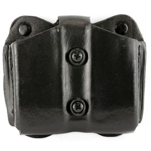 Desantis Double Magazine Pouch for Glock 17/19 Black Leather