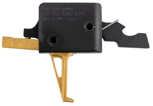 CMC Triggers 91503GF Single-Stage Flat Trigger Gold