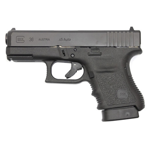 Glock 36 Gen 3 Subcompact Handgun .45 ACP 6/rd Magazines (2) 3.78" Barrel Black Austria REFURBISHED