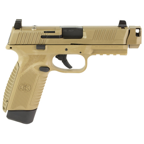 FN 545 MRD Comp 45 ACP Pistol 4.43" Barrel 15+1 Round Flat Dark Earth