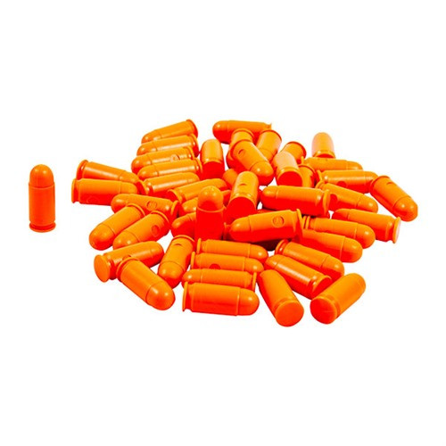 9MM MAKAROV ORANGE DUMMY ROUNDS, 50/PACK
