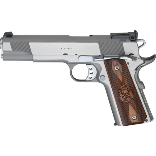 Springfield Armory 1911 Loaded Target .45 ACP Pistol 5" Barrel 7+1 Round Stainless Steel