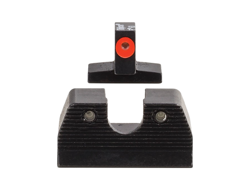 Trijicon 600891 HD XR Night Sight Set Green Tritium/Orange Outline Front, Green Tritium Rear, Black Frame, Fits FN FNP/FNX