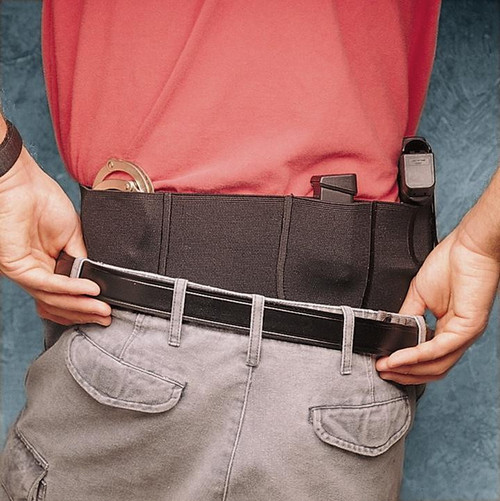 DeSantis 5 Inch Belly Band Holster Ambidextrous Extra Large 44-50 Inch Black