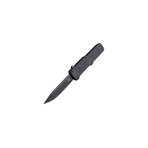 Hogue HK Hadron OTF Knife, 3.375 Inch Clip Point, Black