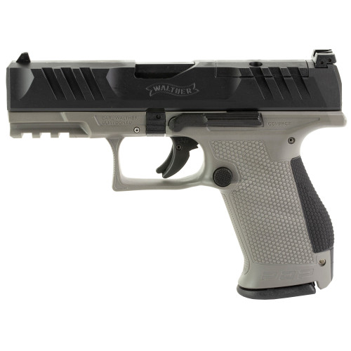 Walther PDP Compact 9mm Luger Pistol 4" Barrel 15+1 Round Two-Tone Gray