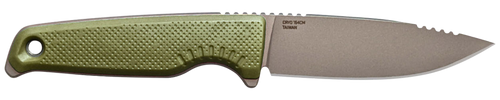 Sog Altair FX Fixed Blade Knife 3.4" Plain Satin TiNi Cryo CPM 154 SS Blade GRN Handle Field Green