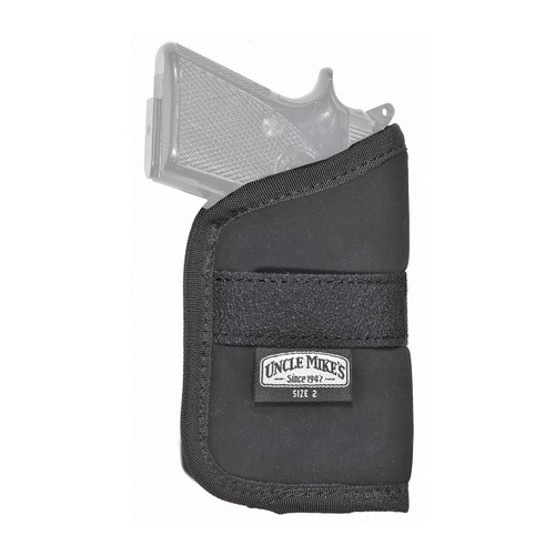 Michaels Of Oregon Inside-the-Pocket Holster Ambidextrous Universal Small Handgun Suede Black