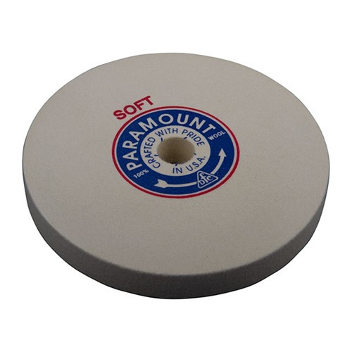 8'' SOFT FELT POLISHING WHEEL 1'' ARBOR