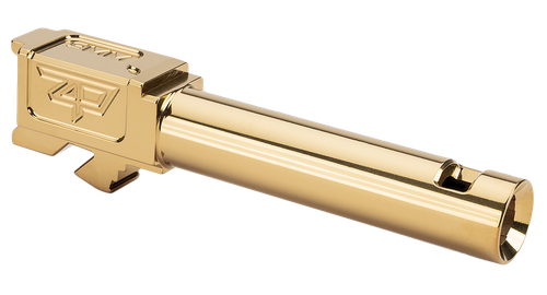 Zaffiri Precision Barrel ZP.19BCPG Glock 19 Gen 1-4 3.89" Gold 416R Stainless Steel