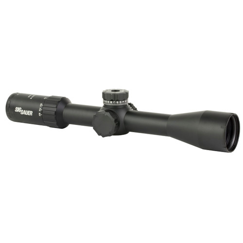 Sig Sauer Whiskey4 Rifle Scope 4-16x44 30mm FFP MOA Milling Hunter 2.0 Reticle Matte Black